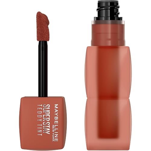MAYBELLINE Super Stay Teddy Lip Tint, Long Lasting Matte Lipstick for Up To 12HR Wear, Faux Freckle, 1 Count Beauty & Personal Care MAYBELLINE