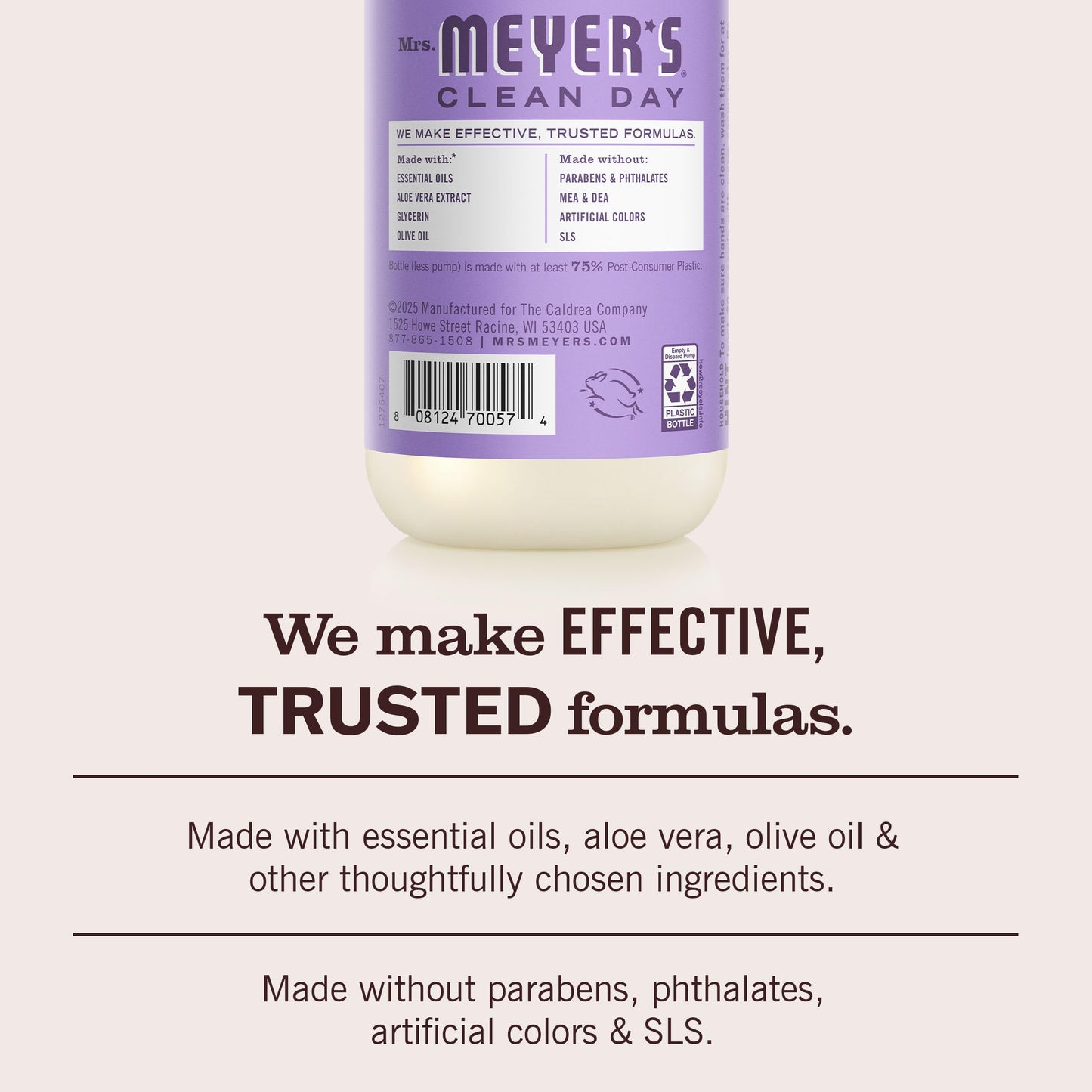 MRS. MEYER'S CLEAN DAY Hand Soap,Lilac Scent, 12.5 Fl Oz Bottle Beauty & Personal Care Mrs. MEYER'S