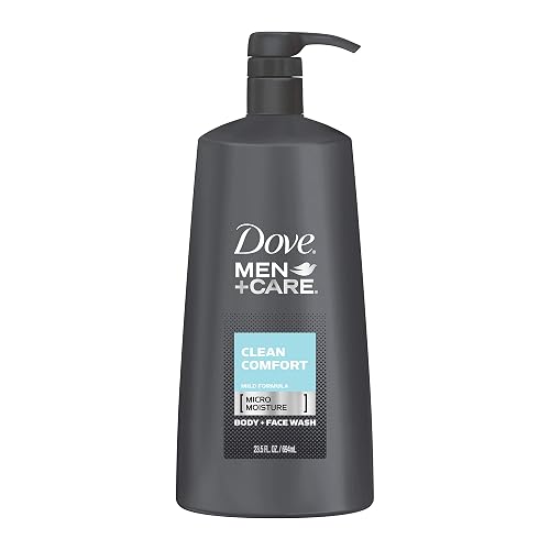 Dove Men+Care Body Wash and Face Wash Pump For Fresh, Healthy-Feeling Skin Clean Comfort Cleanser That Effectively Washes Away Bacteria While Beauty & Personal Care DOVE MEN + CARE
