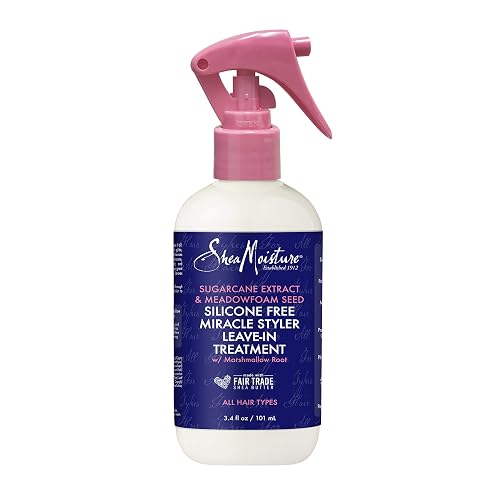 SheaMoisture Silicone Free Miracle Styler Leave-In Hair Treatment Trvl, 3.4 Fl Oz Beauty & Personal Care Shea Moisture