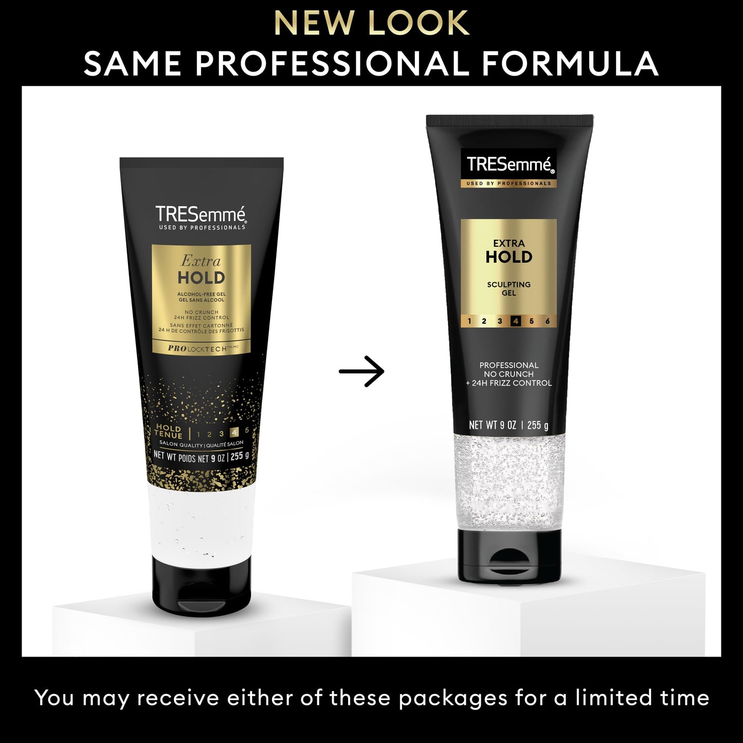 TRESemmé Extra Hold Hair Gel Alcohol-Free for 24-Hour Frizz Control and Humidity Protection 9 oz Beauty & Personal Care TRESemmé