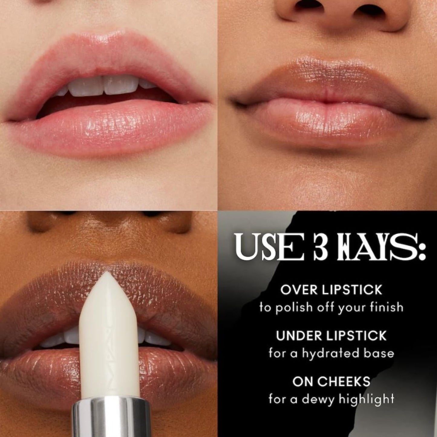 MAC Cosmetics M.A.Cximal Sleek Satin Lipstick - 000 In The Clear - 0.12 oz / 3.5 g Beauty & Personal Care MAC