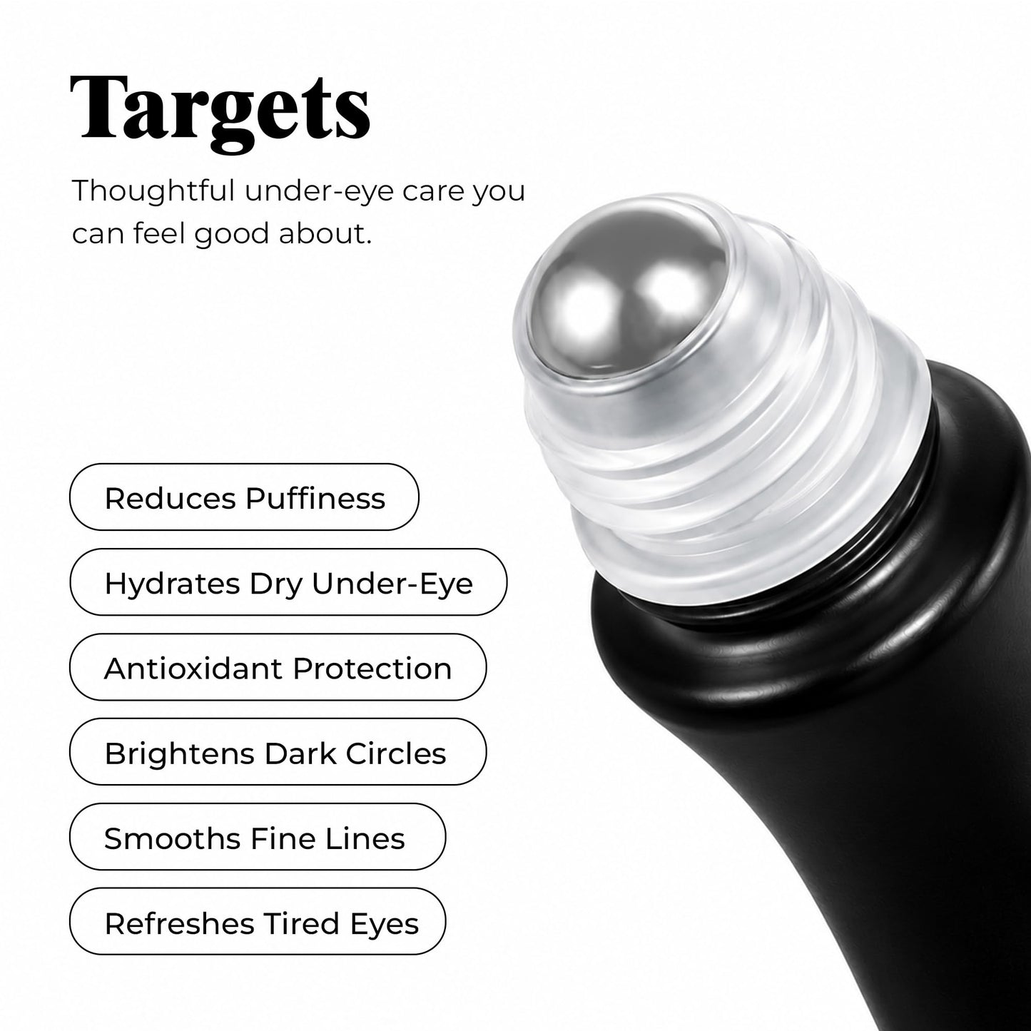 Dermisyou Under Eye Serum Roller Reduce Wrinkle & Fine Lines & Puffiness For Dark Circles Undereye Bags Women & Men Beauty & Personal Care Dermisyou