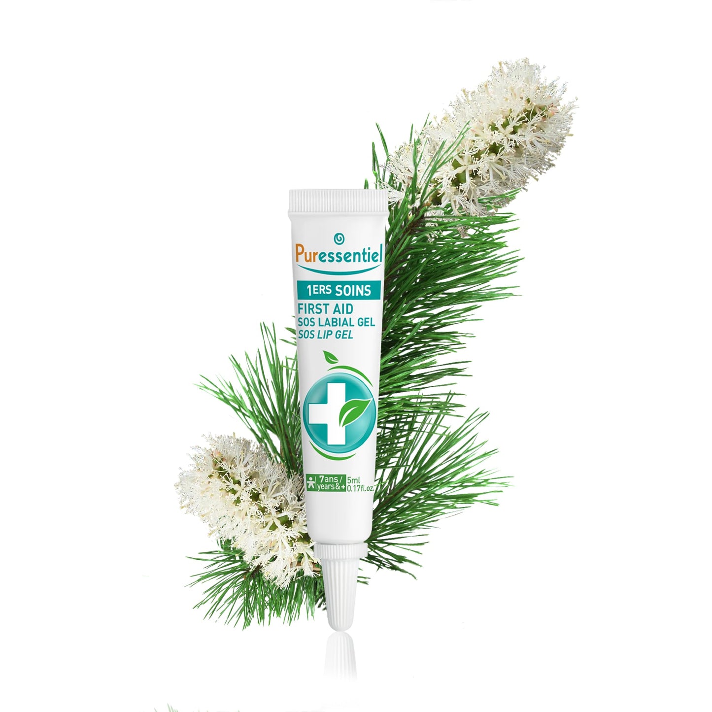 Puressentiel SOS Lip Repairing Gel - Healing Lip Product with Natural Hue - Formulated with Essential Oils and Shea Butter for Hydration - Made Beauty and Personal Care Puressentiel
