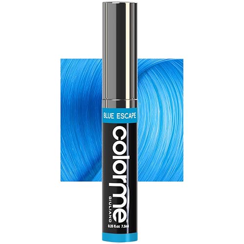 Colorme Root Touch Up Temporary Hair Mascara to color and Blend Semi Permanent Dye regrowth. Washes Out (BLUE) Beauty & Personal Care Color Me