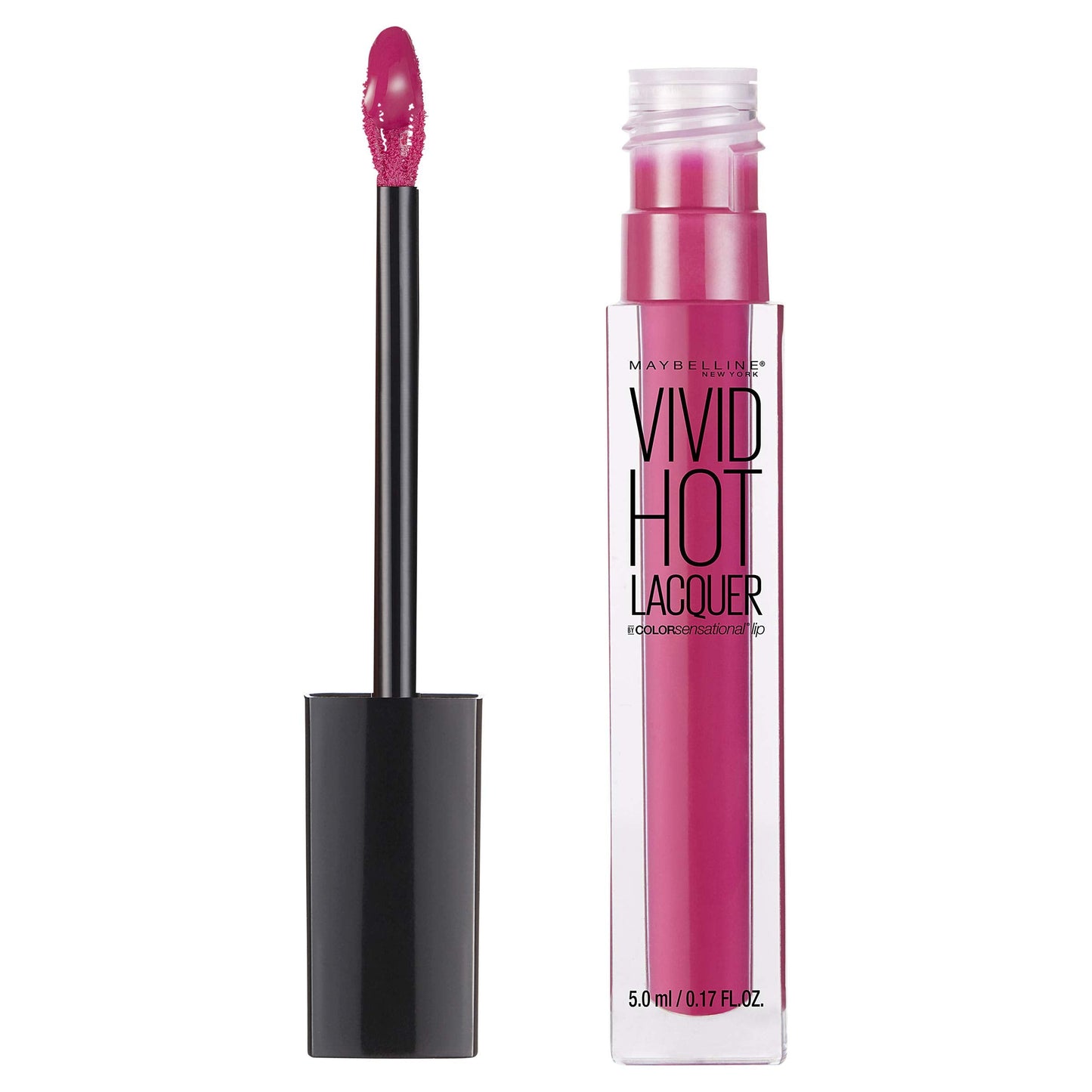Maybelline New York Color Sensational Vivid Hot Lacquer Lip Gloss, Sassy, 0.17 fl. oz. Beauty & Personal Care MAYBELLINE