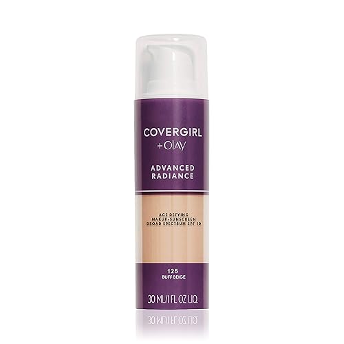 COVERGIRL Advanced Radiance Age-Defying Foundation Makeup, Buff Beige, 1 oz (Packaging May Vary) Beauty & Personal Care COVERGIRL