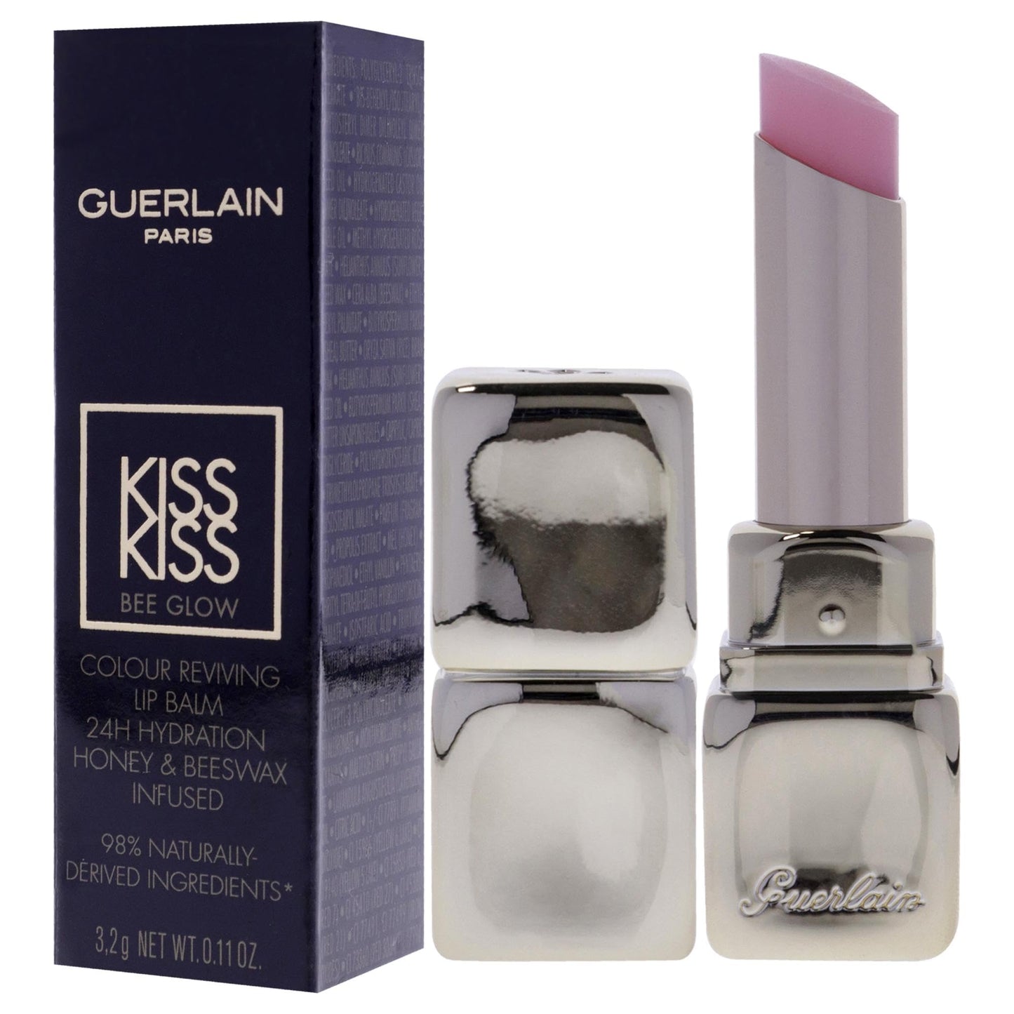 Kiss Kiss Bee Glow Lip Blam - 258 Rose Glow by Guerlain for Women - 0.11 oz Lip Balm Beauty and Personal Care Guerlain