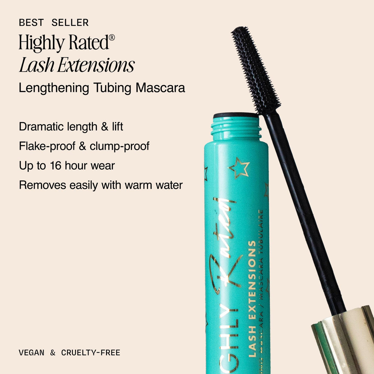 Milani Highly Rated Tubing Mascara for Length, Lengthening Mascara - Brown