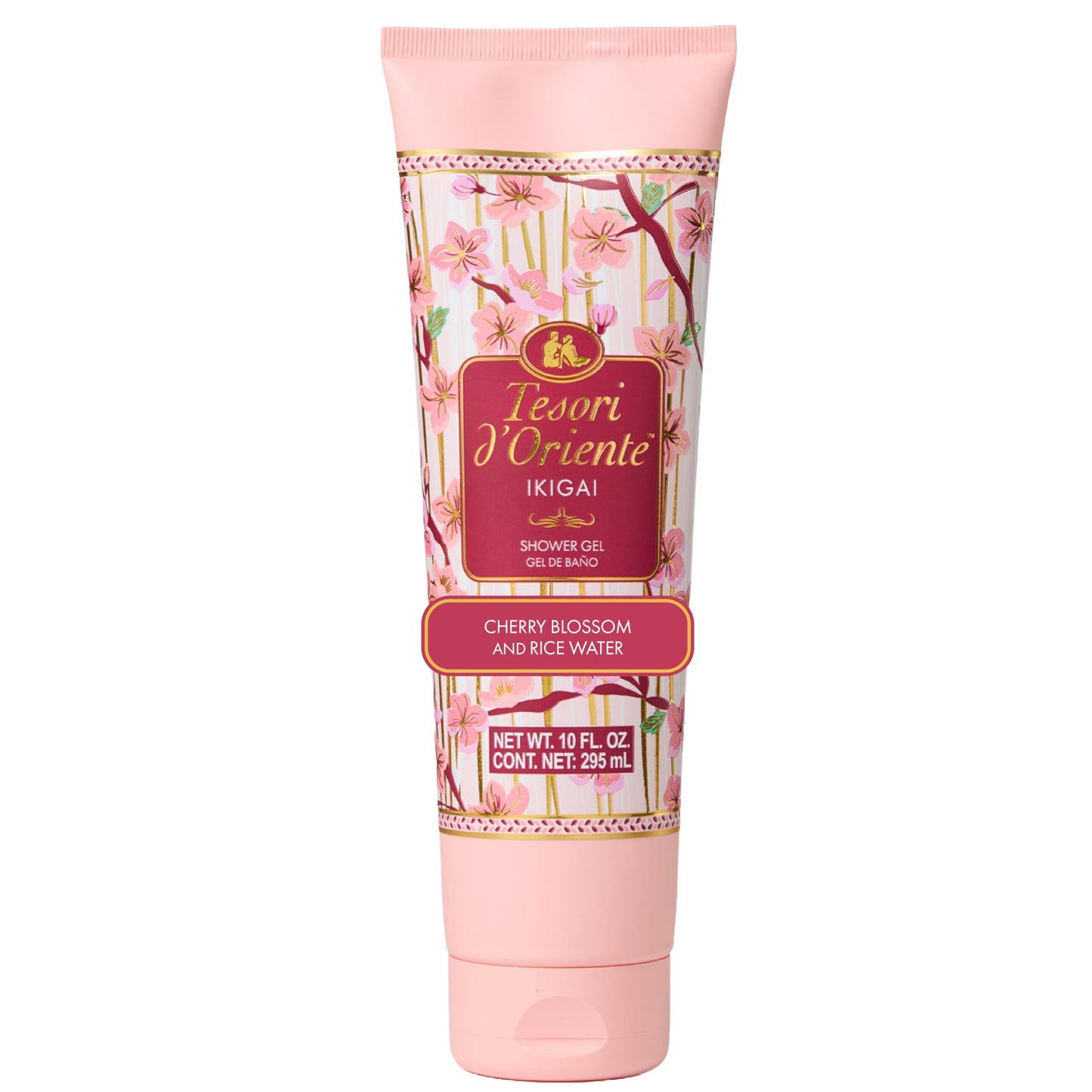 Tesori d’Oriente Ikigai Shower Gel with Cherry Blossom Floral Scent, 10 fl oz, Gentle & Hydrating Body Wash with Rice Water & Vitamin-E, No Silicones Beauty & Personal Care Tesori d'Oriente