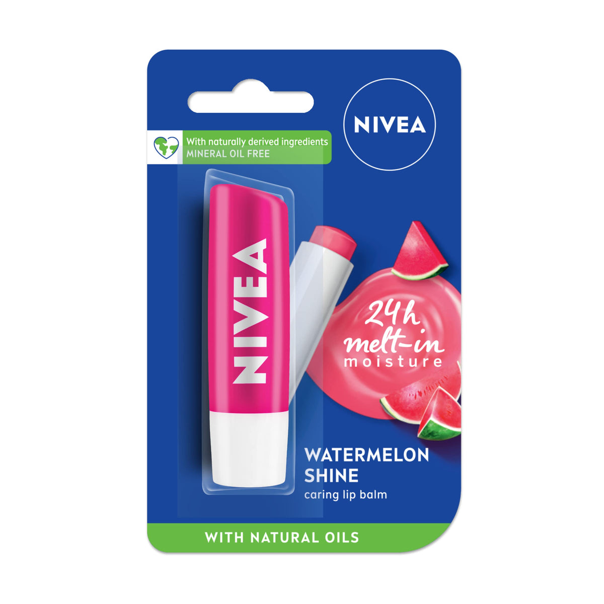 Nivea Fruity Shine Watermelon Lip Balm, 4.8gm Beauty and Personal Care NIVEA