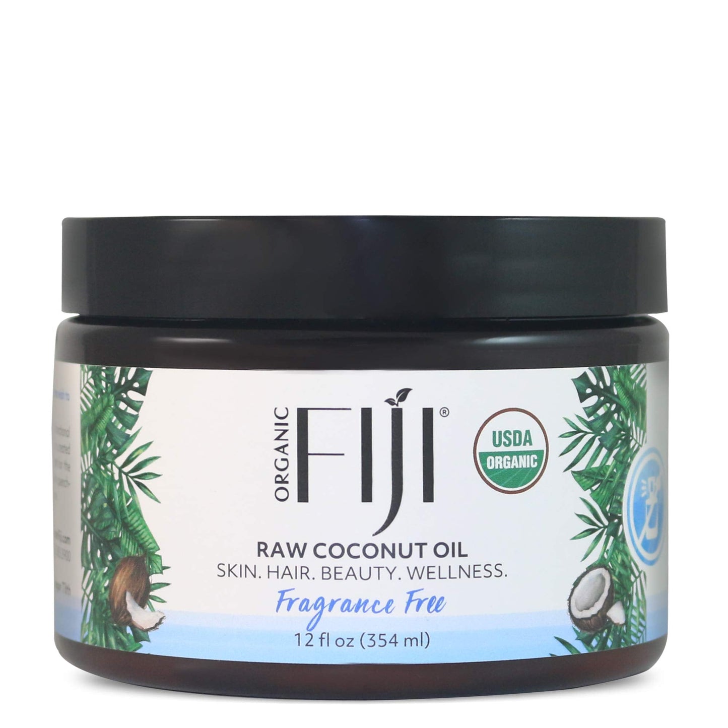 Organic Fiji Cold Pressed Coconut Oil Extra Virgin, Fragrance-Free for Hair, Skin, Face & Body Natural Moisturizer & Massage Oil for Women, Men & Baby Beauty & Personal Care Organic Fiji