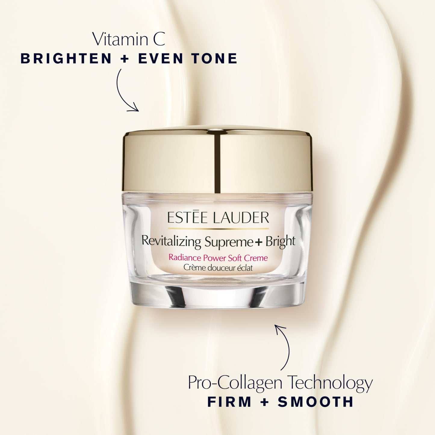 Estée Lauder Revitalizing Supreme+ Bright Radiance Power Soft Cream | Face Moisturizer with Vitamin C | Targets Dark Spots & Dullness, 1.7 Ounce Beauty & Personal Care Estée Lauder