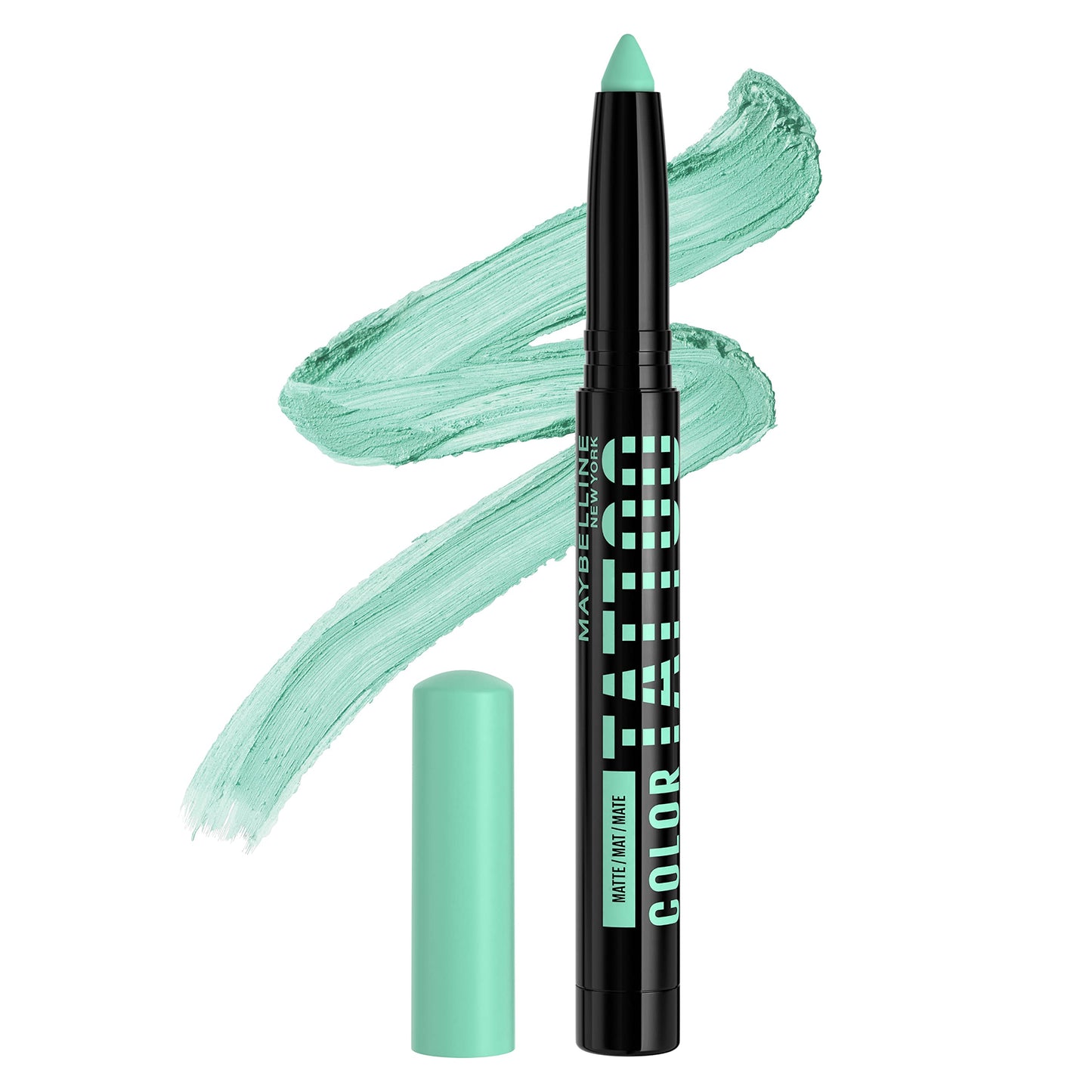 MAYBELLINE Color Tattoo Longwear Multi-Use Eye Shadow Stix, Eye Makeup, I am Giving (Light Teal Matte) Beauty & Personal Care MAYBELLINE
