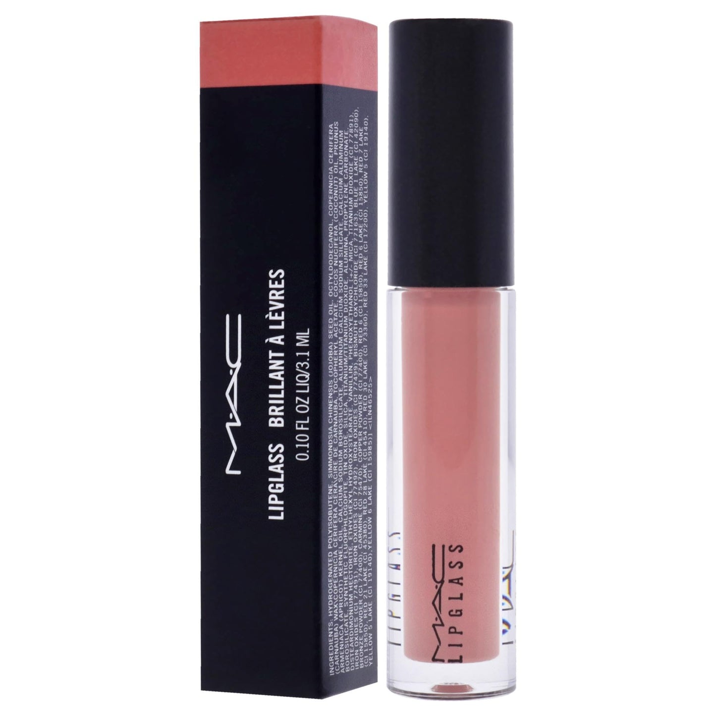MAC LipGlass Lip Gloss - Please Me Lip Gloss Women 0.1 oz Beauty & Personal Care MAC