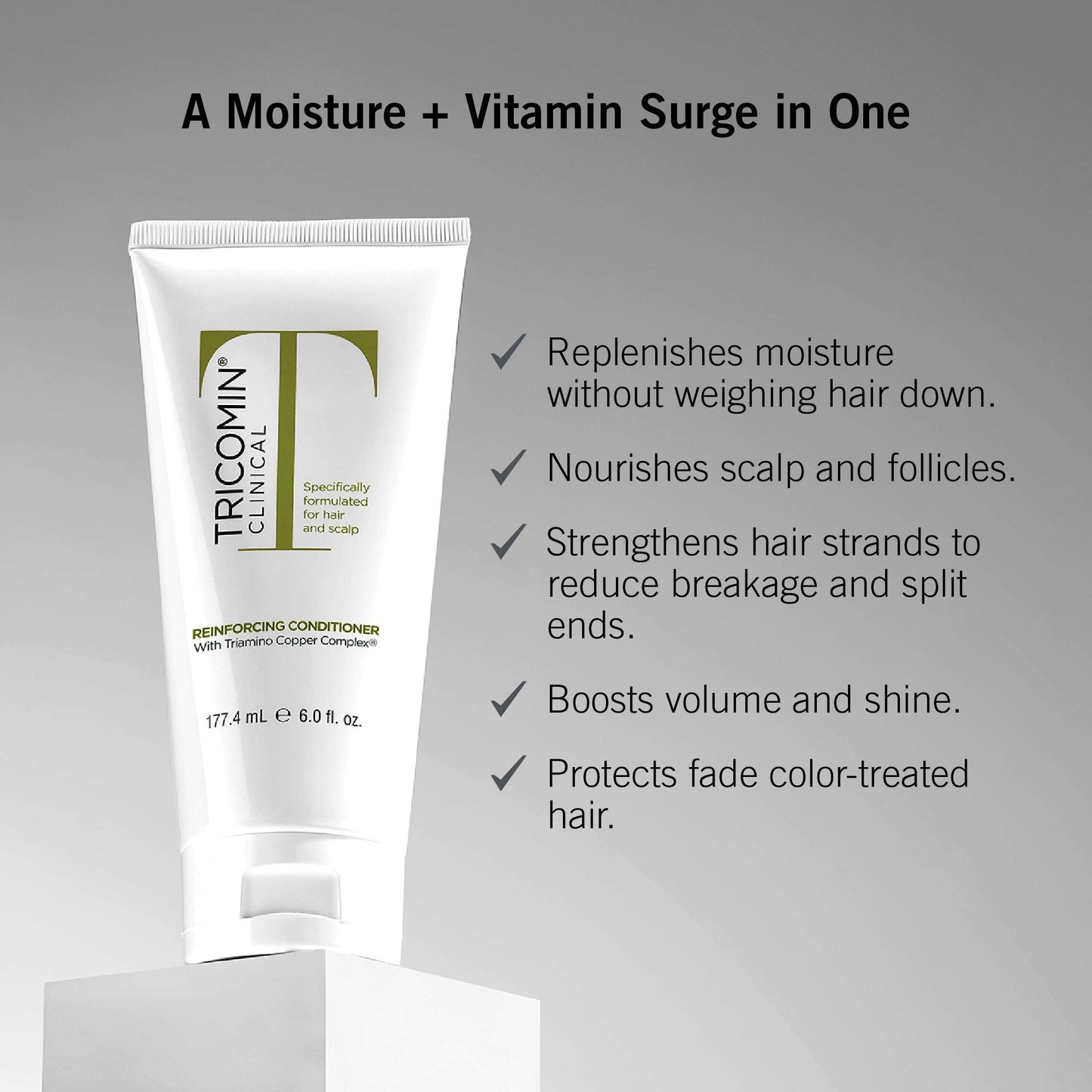 NEOVA Tricomin Reinforcing Conditioner- moisture-rich formula. Reinforce and strengthen hair to minimize strand breakage and split ends Beauty & Personal Care TRICOMIN