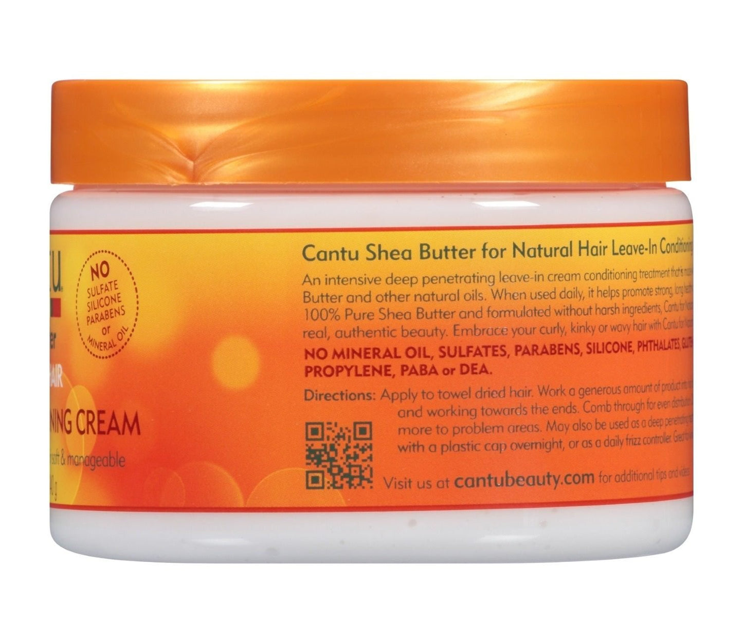 Cantu Natural Hair Leave-In Conditioner Cream Jar 12 Ounce (354ml) (3 Pack) Beauty & Personal Care Cantu