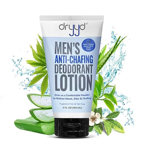 DRYYD Ball Deodorant For Men Aluminum Free Chafing Balls Powder Lotion, No Talcum Powder, Hemp Seed Oil, Reduce Odor & Sweaty Groin Itch Cream, Fresh Beauty & Personal Care dryyd