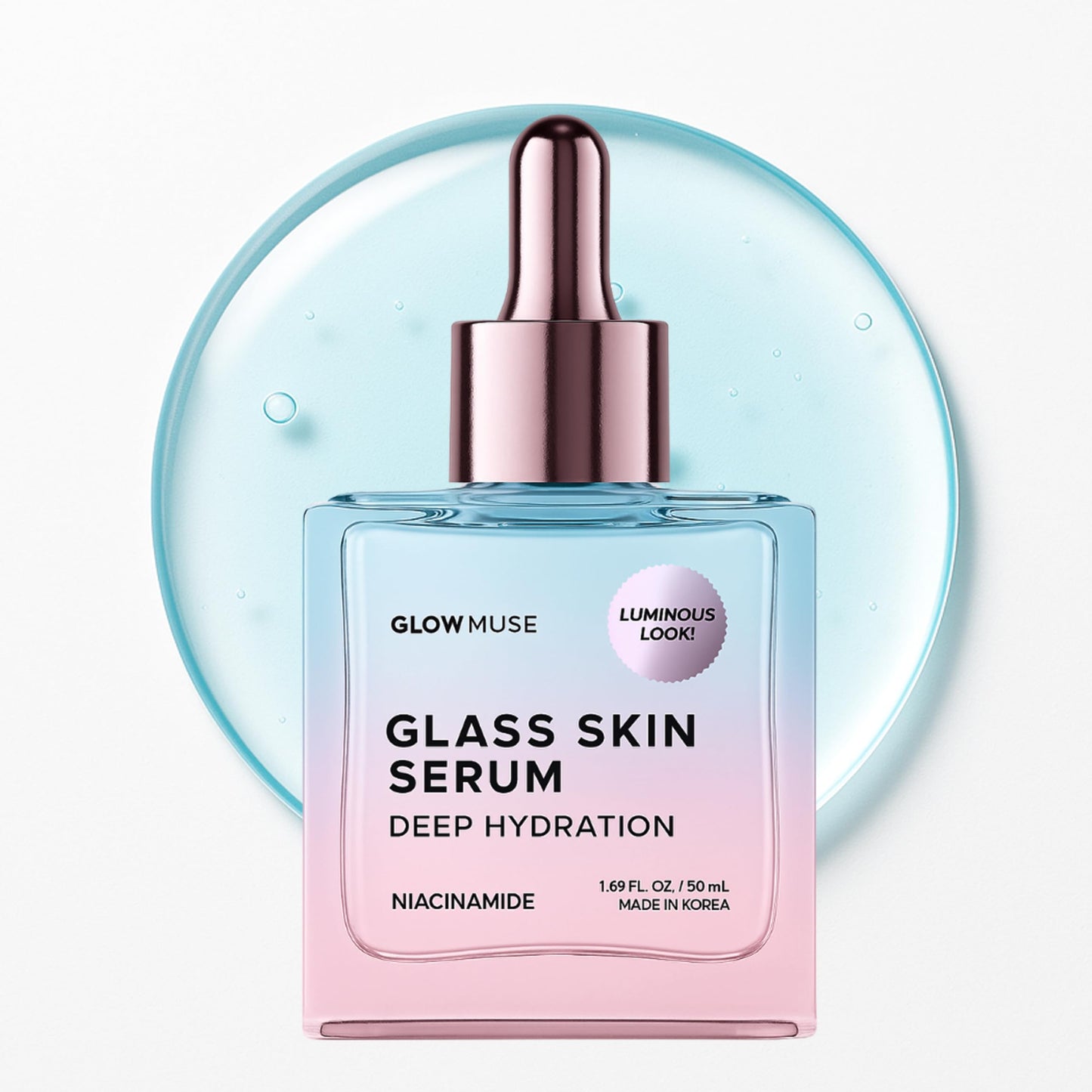Glow Muse Niacinamide Face Serum - Dermatologist Tested, Anti-Aging, Korean Skin Care - Deep Hydration for Glass Skin, Calms Redness, Refines Pores Beauty & Personal Care Glow Muse