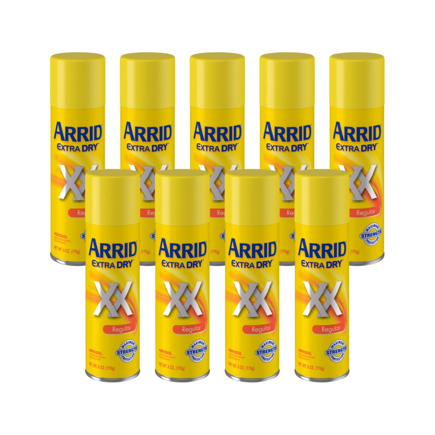 Arrid XX Extra Dry Aerosol Antiperspirant Deodorant, Regular, 6 oz (Pack of 9) Beauty and Personal Care Arrid