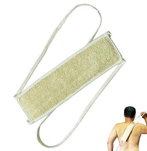 Plai Na Natural Loofah 2 Layers Back Scrubber Sponge Body for Shower Back Exfoliator Exfoliating Scrubber Deep Clean Beauty & Personal Care Plai Na