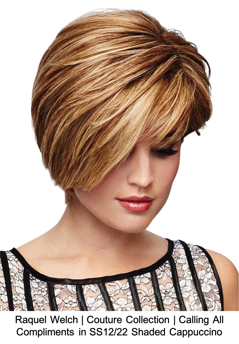 CALLING ALL COMPLIMENTS Lace Front Hand-Tied Human Hair Wig by Raquel Welch, 5PC Bundle: Wig, 4oz Mara Ray ProSmooth Shampoo and Conditioner, The One Beauty & Personal Care Belle of Hope Mara Ray