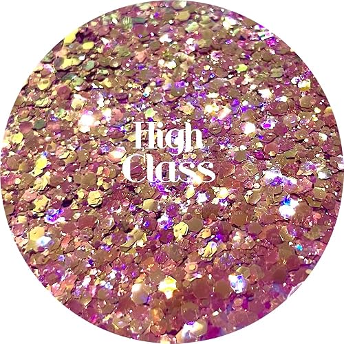 Pink Polyester Glitter | Craft Glitter | Glitter for Arts & Crafts | Tumblers | Cosmetics | Nails | Epoxy Resin Art | Slime | DIY | Body Glitter | 1 Beauty & Personal Care Glitter Heart Co.