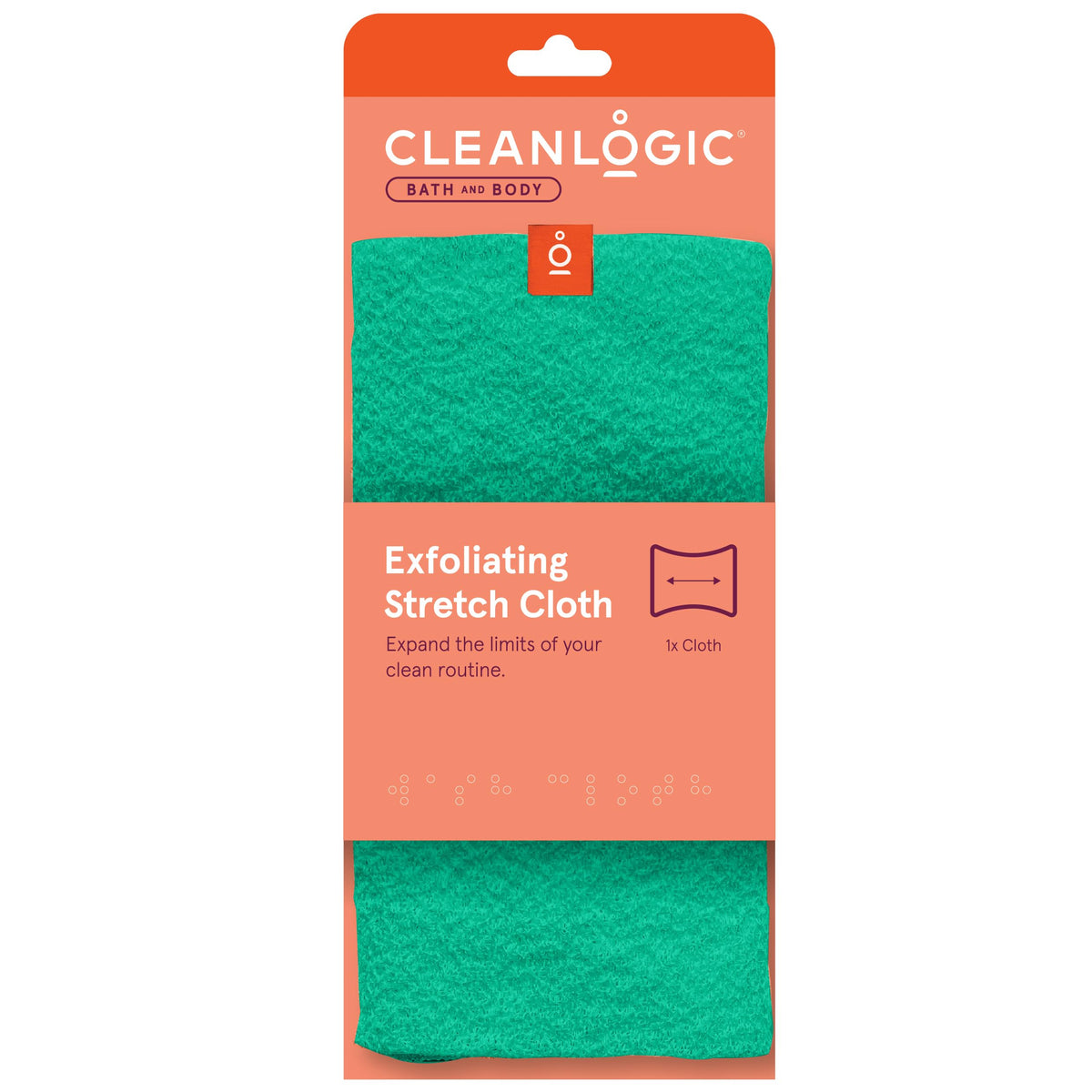 Cleanlogic Stretch Bath & Shower Cloth, 1 Count Beauty & Personal Care Cleanlogic