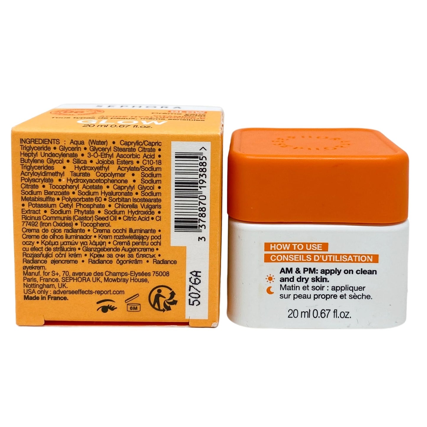 SEPHORA Collection Radiance Eye Cream with Vitamin C & Hyaluronic Acid (20 mL / 0.67 fl oz) Beauty & Personal Care SEPHORA
