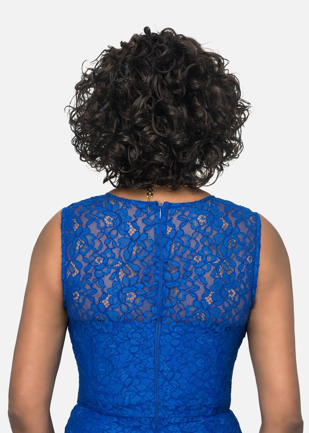 Vivica A. Fox Oprah-5, Futura Synthetic Heat Resistant Fiber, Pure Comfort Cap, Loose and Medium mixed Spiral Curl Full Wig (P27/30/33)