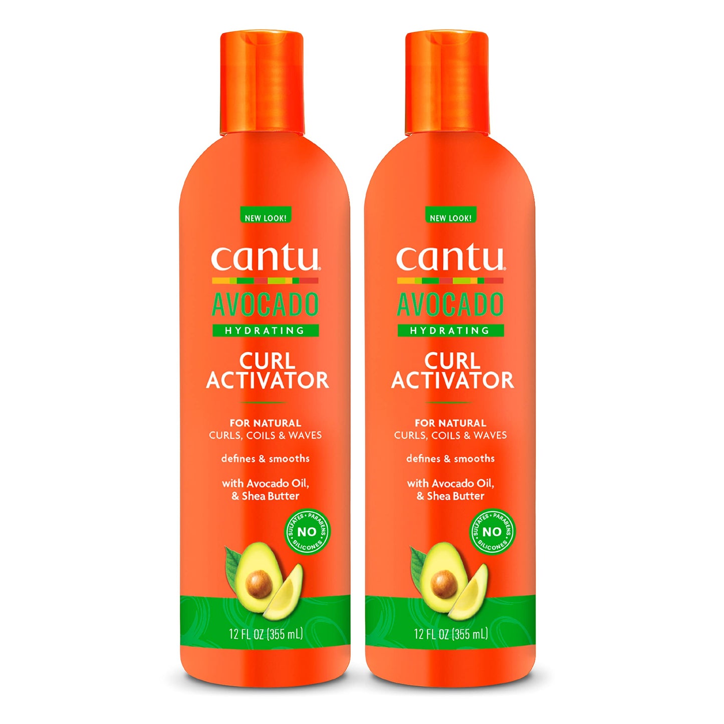 Cantu Avocado Hydrating Curl Activator Cream with Pure Shea Butter, 12 oz (Pack of 2) Beauty & Personal Care Cantu