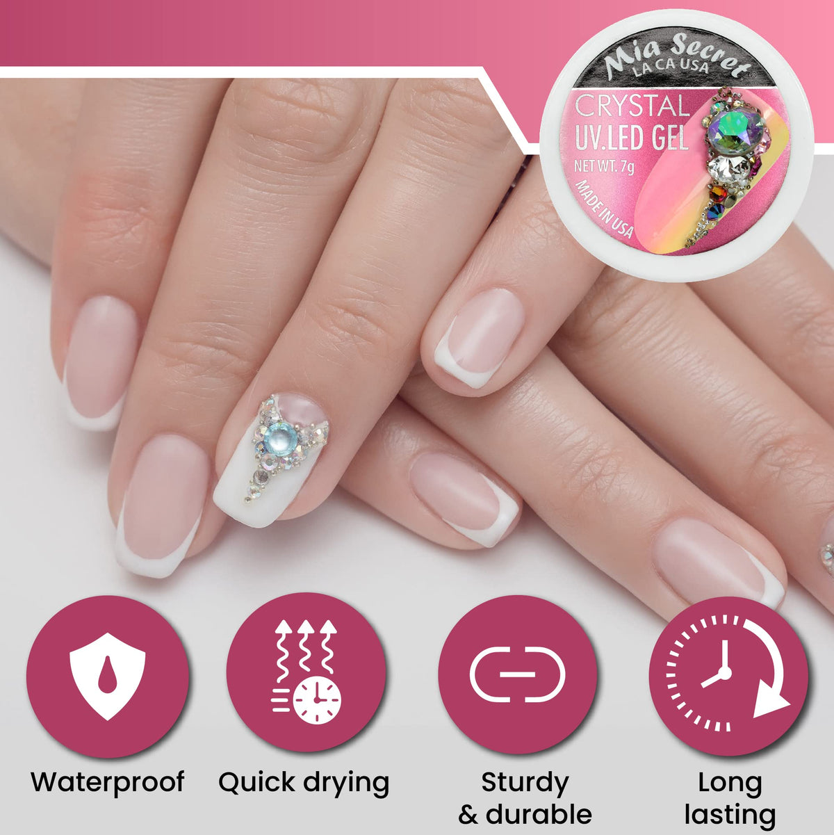 MIA SECRET - Crystal UV/LED Gel 5g. Beauty & Personal Care Mia Secret