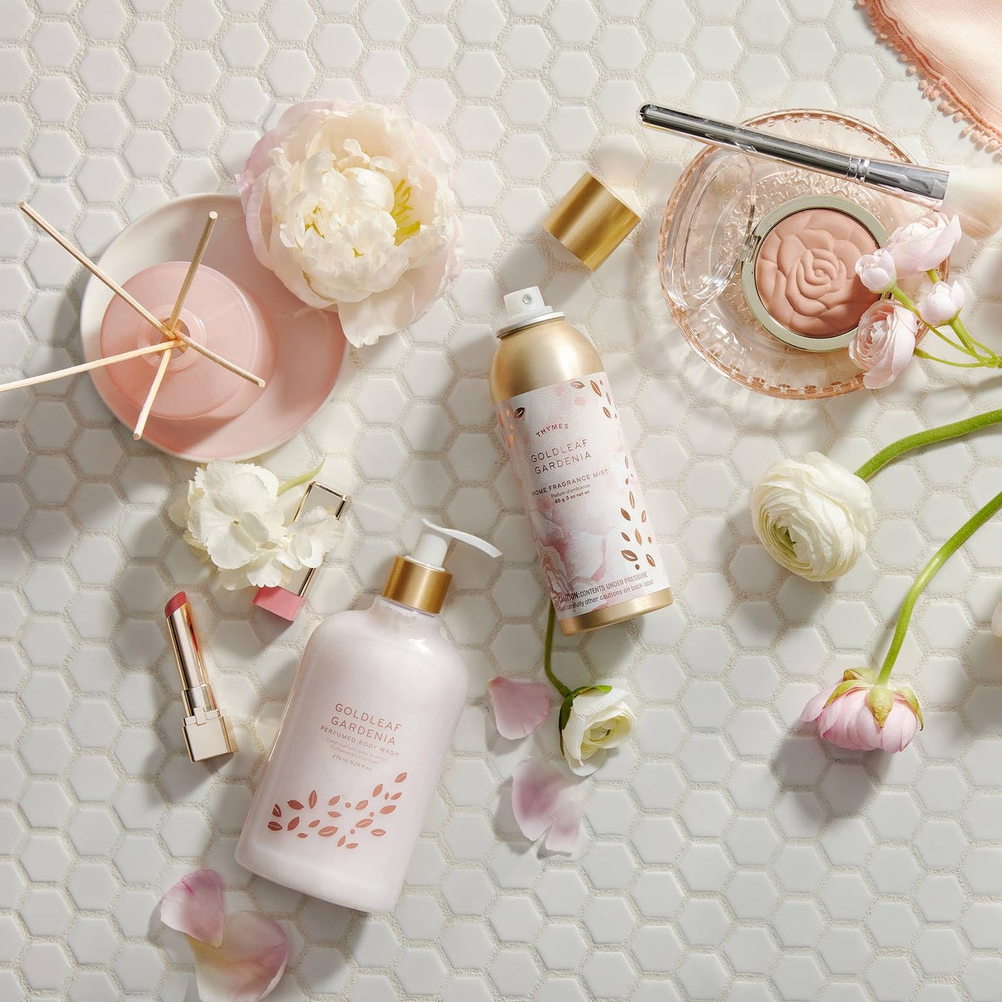 Thymes Moisturizing Body Wash with Pump - Body Soap - Bath Products - Skin Care - Liquid Soap with Notes of Gardenia, Rose, Jasmine, Amber, Patchouli Beauty & Personal Care Thymes
