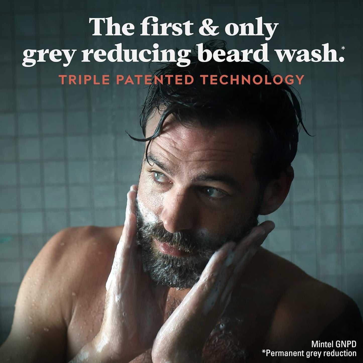 Just for Men Control GX Grey Reducing Beard Wash Shampoo with Keratin, Gradually Colors Mustache and Beard, Leaves Facial Hair Thicker Softer Beauty & Personal Care Just for Men