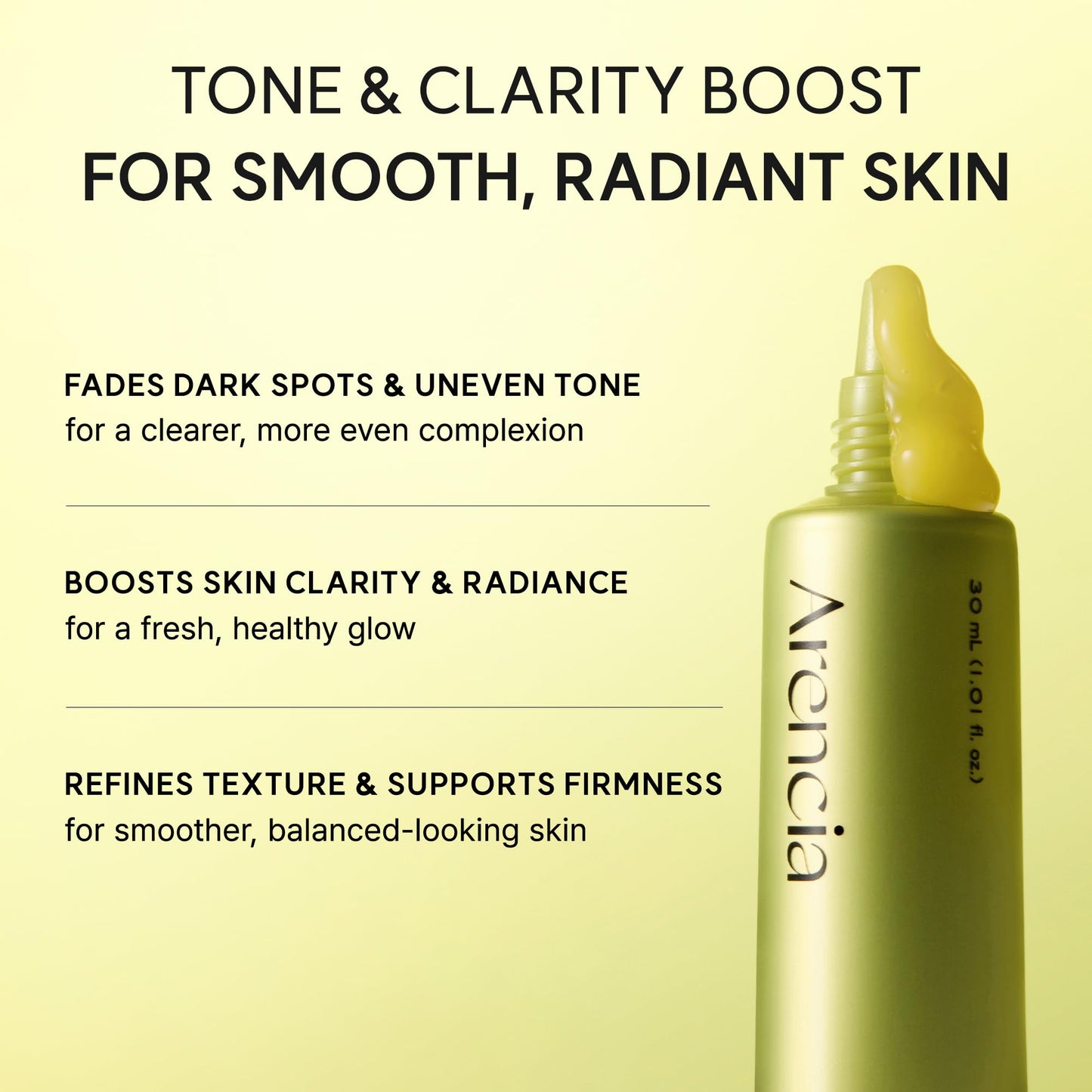 Arencia Vitamin C Booster Shot Serum with Glutathione, Niacinamide and Vitamin E for Dark Spot Care, Fine Lines & Wrinkles, Glass Skin, Korean Beauty and Personal Care ARENCIA
