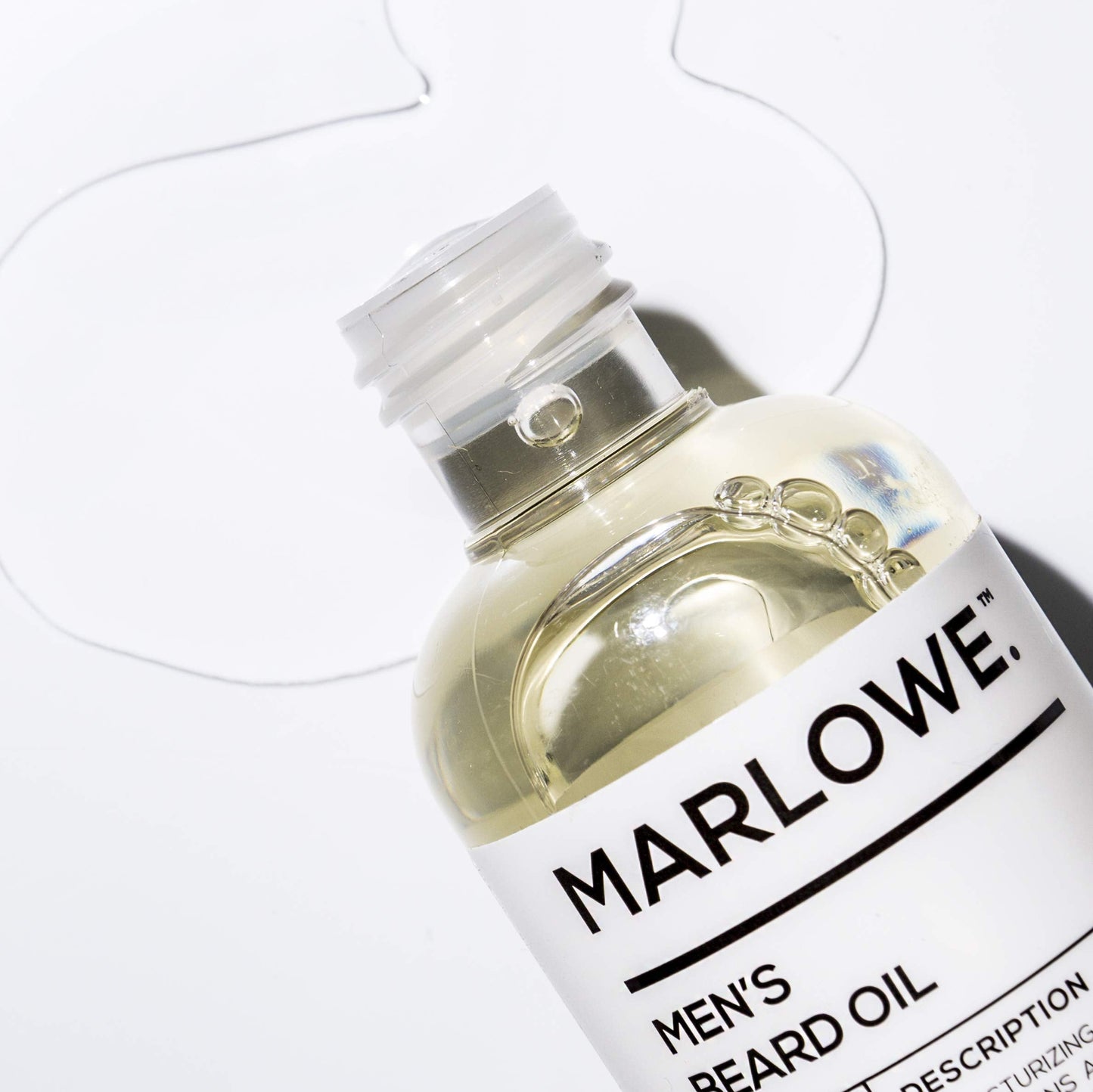 MARLOWE. No. 143 Beard Oil 3 oz, Conditioning Oil for Men, Softer & Fuller Beard Care, 100% Natural Softener with Sunflower & Safflower Oils Beauty & Personal Care MARLOWE.