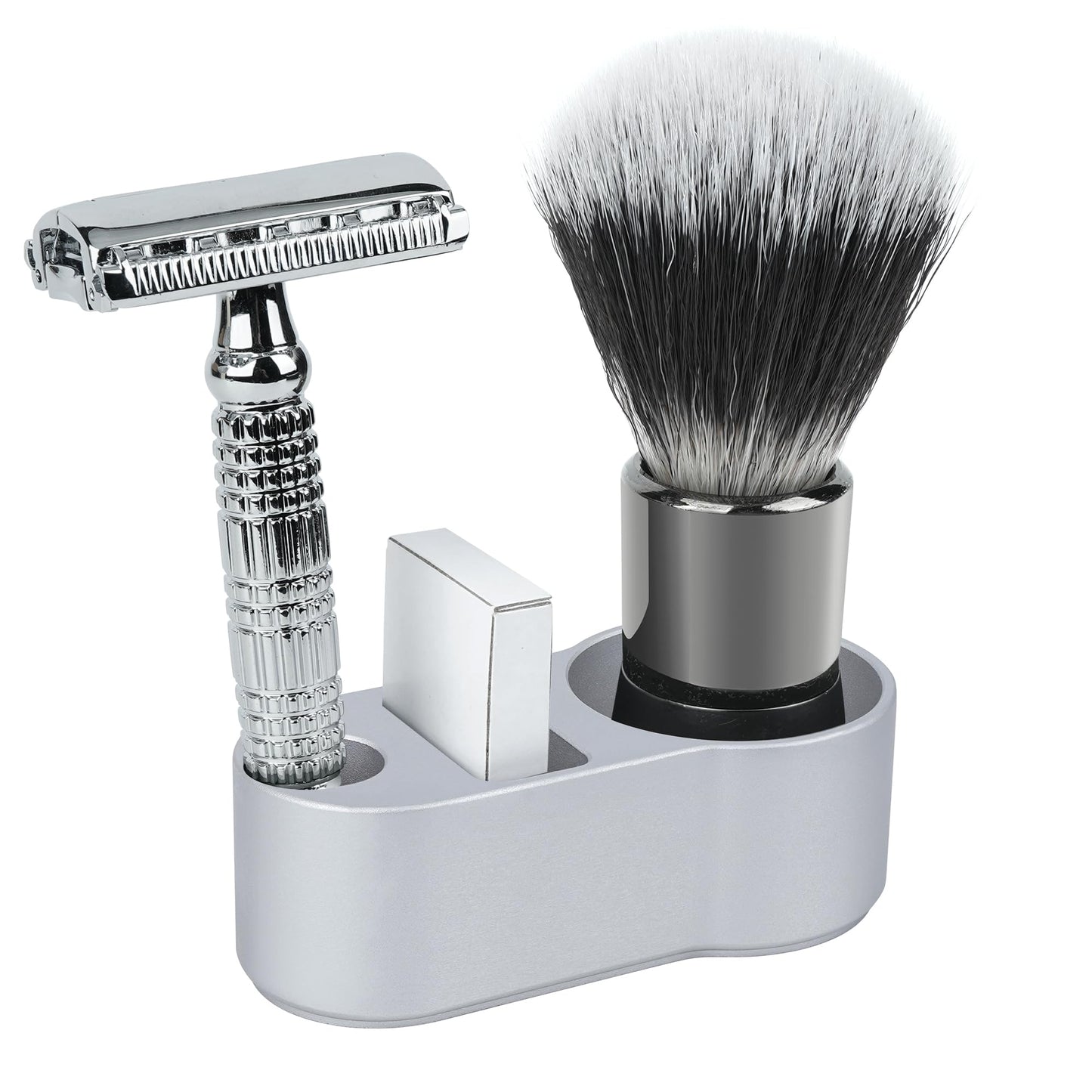 Linkidea Aluminum Safety Razor Stand Holder for Men, 14mm Opening, Compact Shaving Brush & Razor Stand, Compatible with Merkur 34C, Muhle R89, Vikings Beauty and Personal Care Linkidea