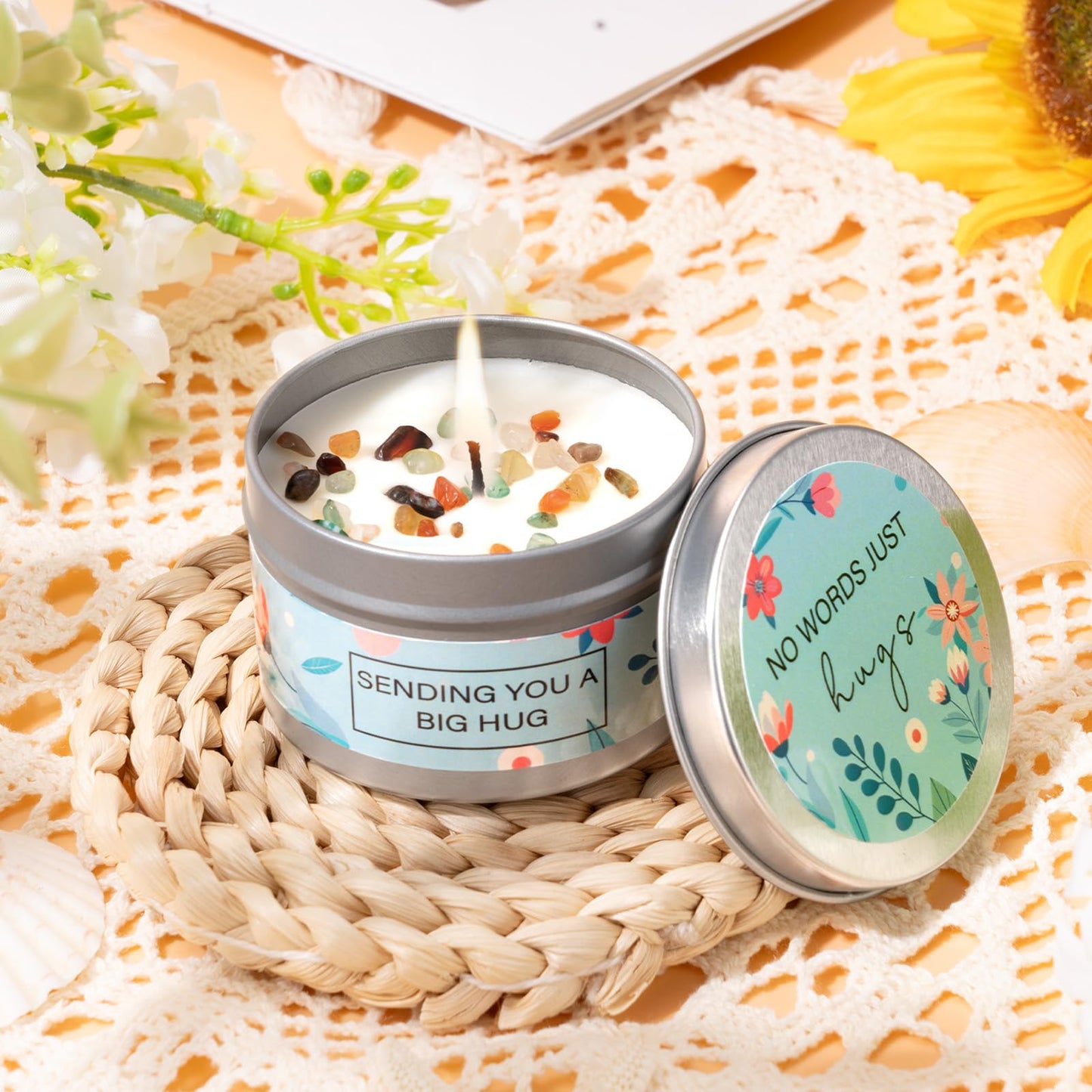 Get Well Gifts for Women, After Surgery Recovery Gifts, Sunflower Gifts for Women Gifts Baskets Feel Better Soon, Birthday Gift Thinking of You Care Beauty and Personal Care GiftPeak