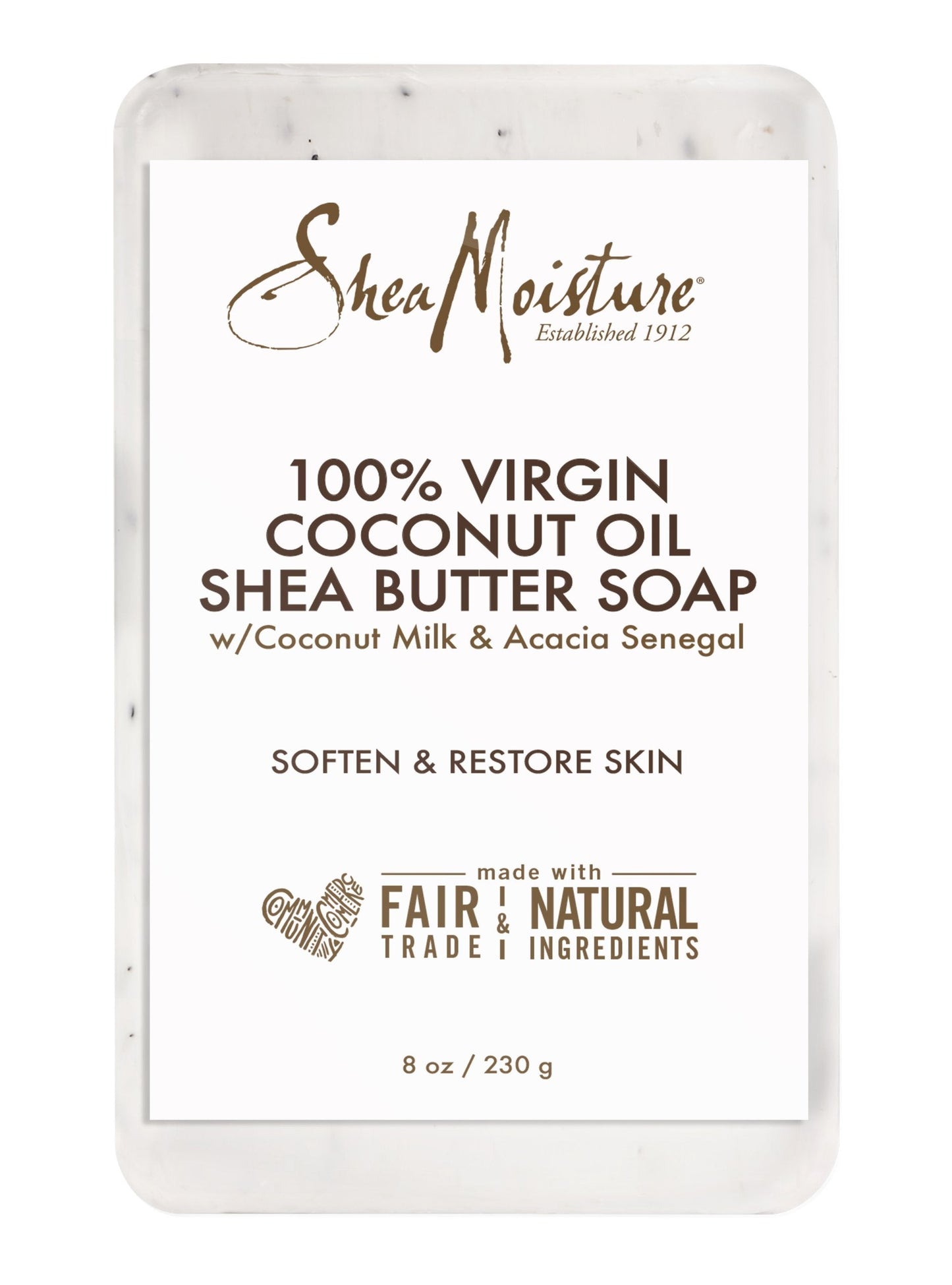 SheaMoisture SHEA MOISTURE 100% Virgin Oil Butter Soap,Coconut,8 Oz (U-BB-2690) Beauty & Personal Care SheaMoisture