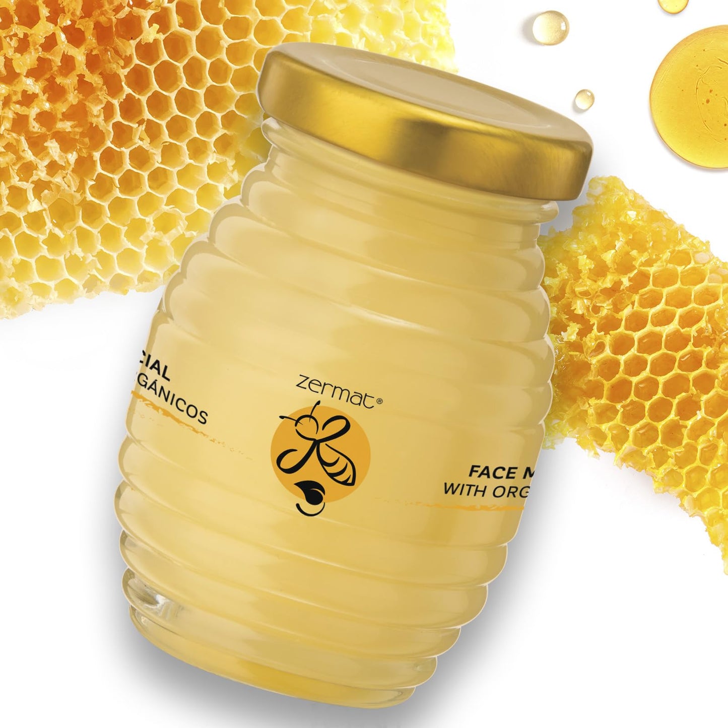 Zermat Facial Mask Royal Jelly, Facial mask with organic ingredients that help moisturize and soften the delicate skin of the face, visibly reducing Beauty & Personal Care Zermat