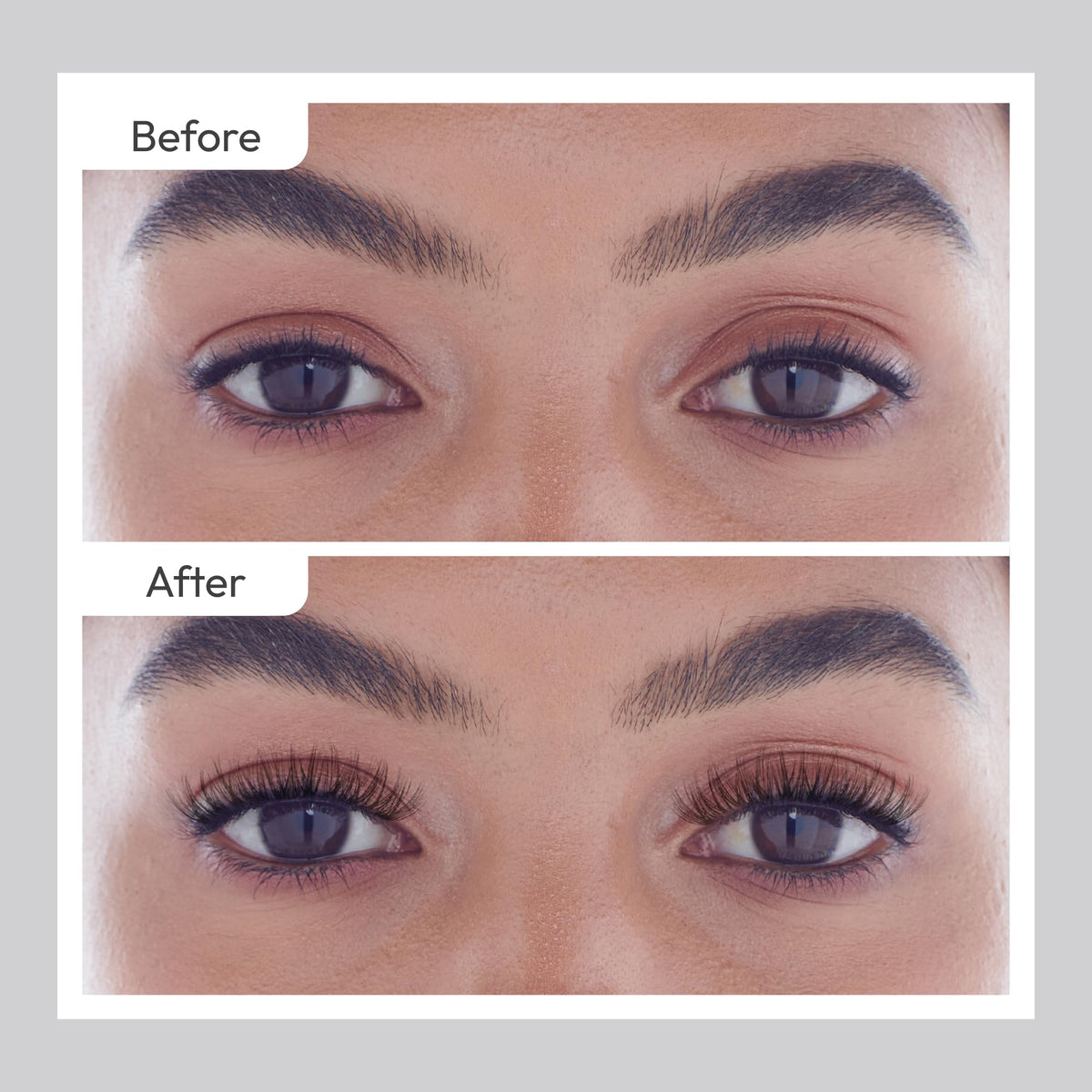 i•ENVY Extended Clear Band Faux Mink Cluster, Ultra Comfort False Eyelashes with Light & Clean Extension Look, Clean Thin Band for Natural Blending