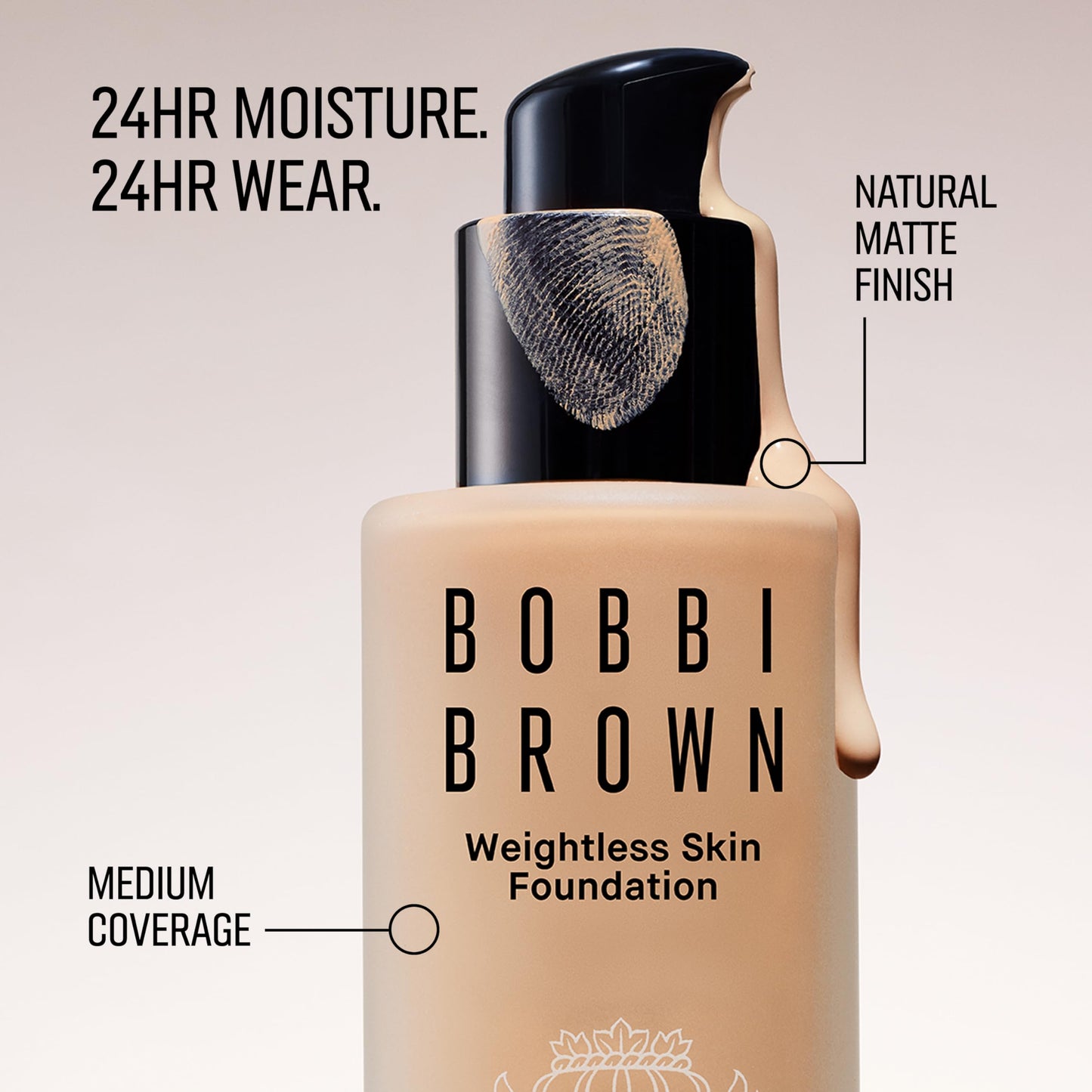 Bobbi Brown Weightless Skin Foundation SPF 15 | Oil-Controlling, 24-Hour Hydrating Foundation, Medium Coverage| Natural Matte Finish, 1 Fl Oz, Natural Beauty & Personal Care Bobbi Brown