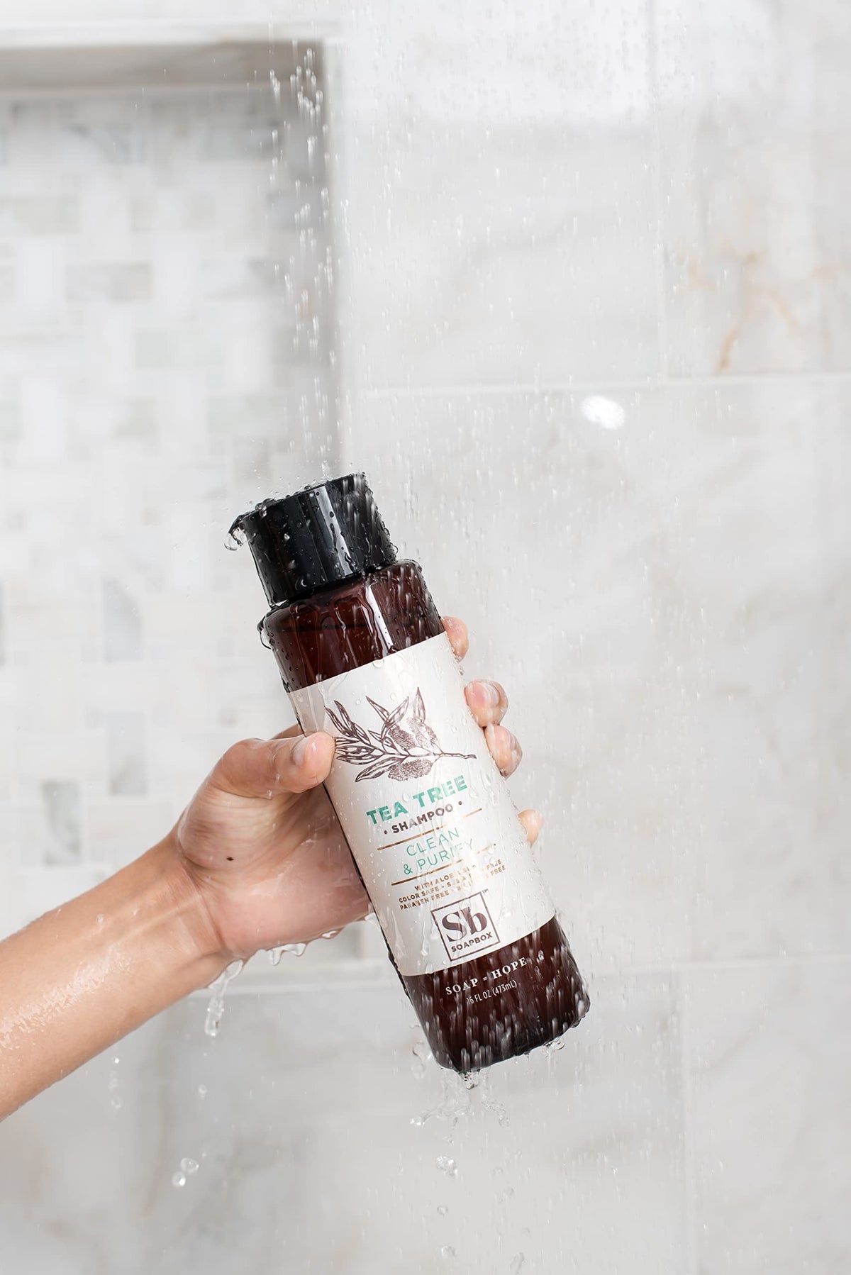 SoapBox Tea Tree Clean & Purity Hair Shampoo, 16 Oz Beauty & Personal Care Soapbox