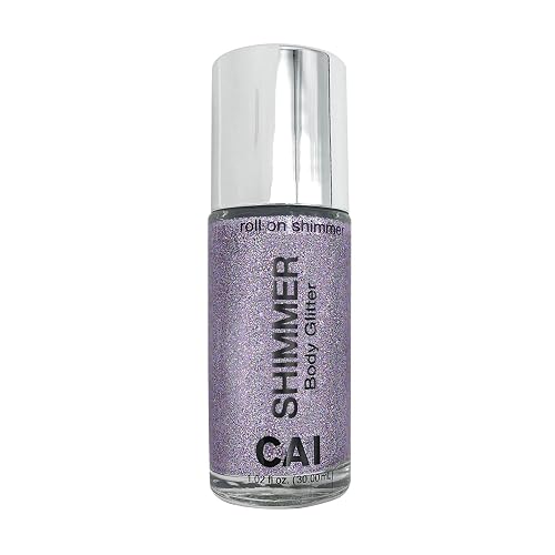 Hair Glitter Gel; Body Glitter & Face Glitter for Women/Kids (1 Pk Stardust Violet) Iridescent Holograph Roll-on 1 oz | Cosmetic-Grade Makeup, Apply Beauty & Personal Care CAI BEAUTY NYC