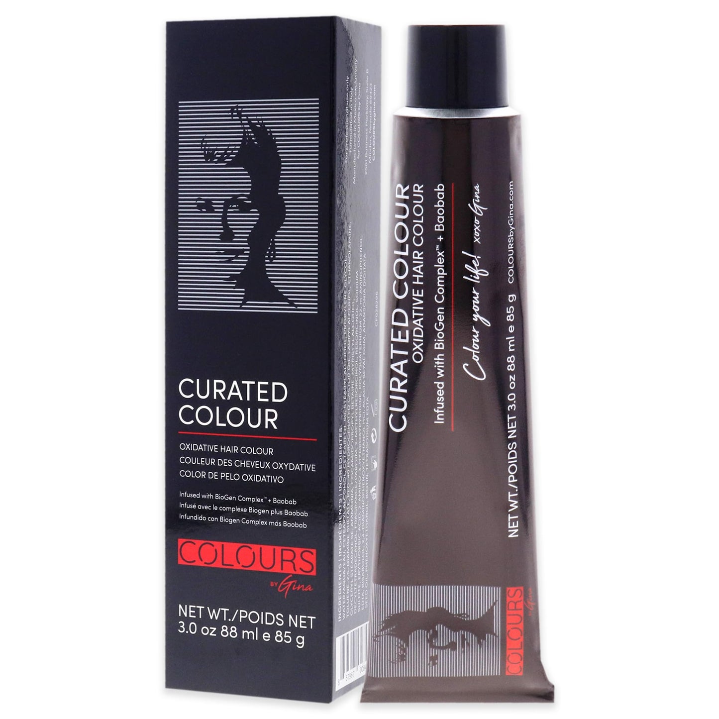 Colours By Gina Curated Colour - 4.35-4GM Golden Mahogany Brown by Colours By Gina for Unisex - 3 oz Hair Color Beauty & Personal Care Colours By Gina
