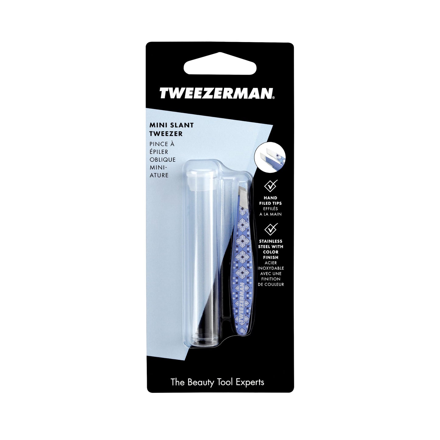 Tweezerman Mini Slant Tweezer - Lisbon Sea Beauty and Personal Care Tweezerman