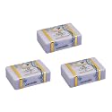Grecian Goats Milk & Olive Oil Soap Bar 3-pack Lavender Scent: Handmade, All-Natural, Soap for Dry & Sensitive Skin, pH-Balanced, RSPO Sustainable Beauty & Personal Care The Grecian Soap Company