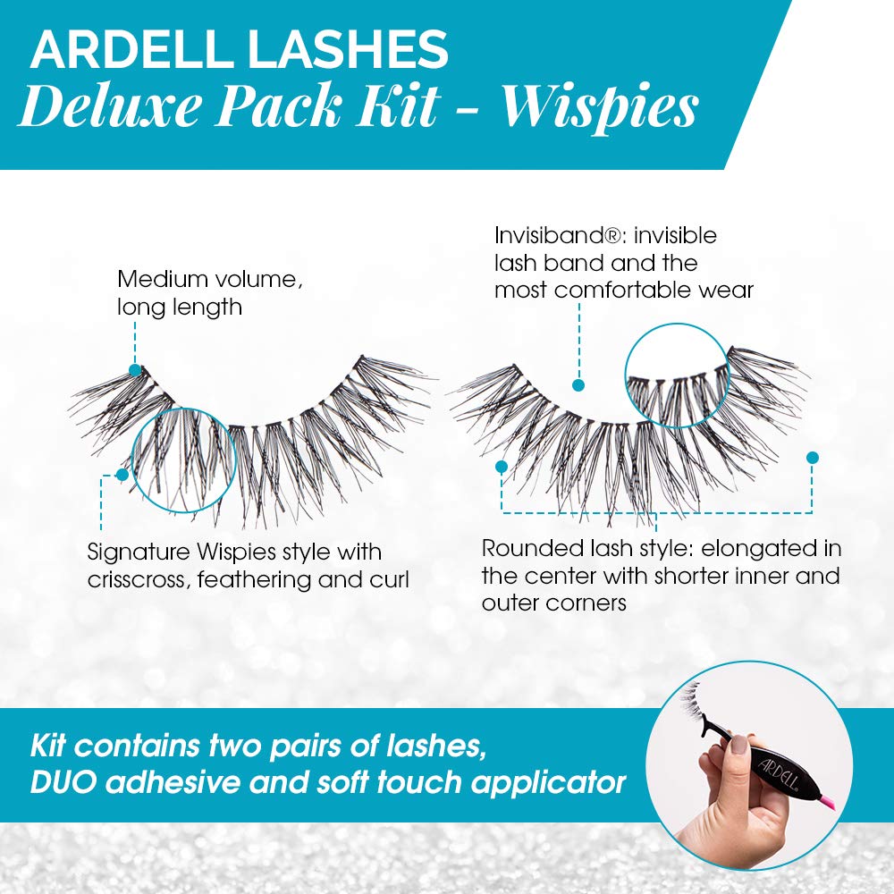 Ardell Deluxe Pack Wispies with Applicator, #68947, 0.07 Pound Beauty & Personal Care Ardell