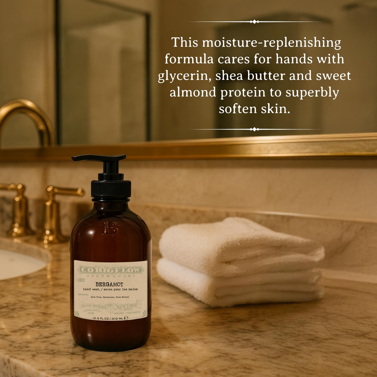 C.O. Bigelow Bergamot Hand Wash, Iconic Collection Liquid Hand Soap with Shea Butter, Glycerin, Aloe Vera, 10.5 Fl Oz Beauty & Personal Care C. O. Bigelow
