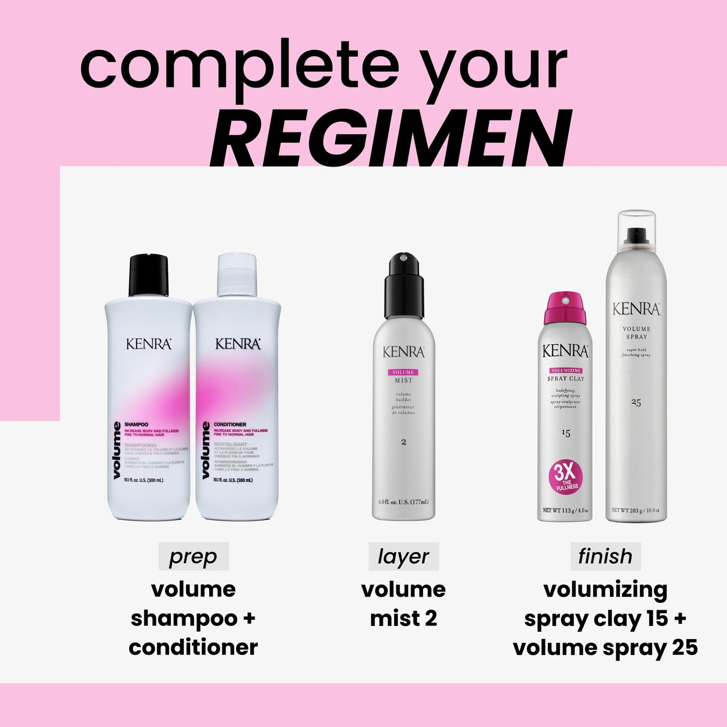 Kenra Professional Volume Mist 2 | Volume Builder | Lightweight, Fine Mist | Low Hold, Flexible Finish | Thermal Protection | Volume That Lasts Up Beauty & Personal Care Kenra